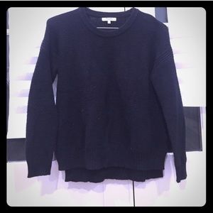 Madewell black knit sweater - size small